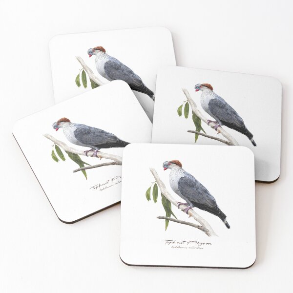 Item preview, Topknot Pigeon on Tree designed and sold by Takeda-art.