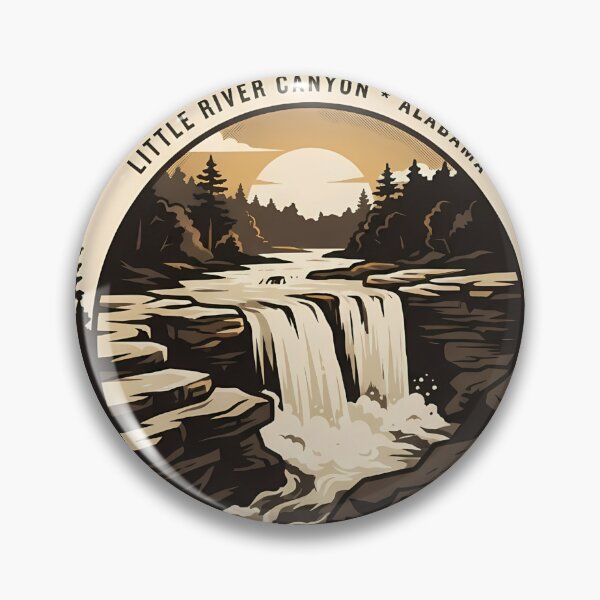 Item preview, Cataratas de Little River Cañón de Little River Alabama designed and sold by DetourDgn.