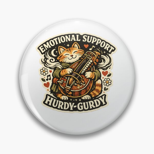 Item preview, Emotional Support Hurdy Gurdy designed and sold by zerastore.