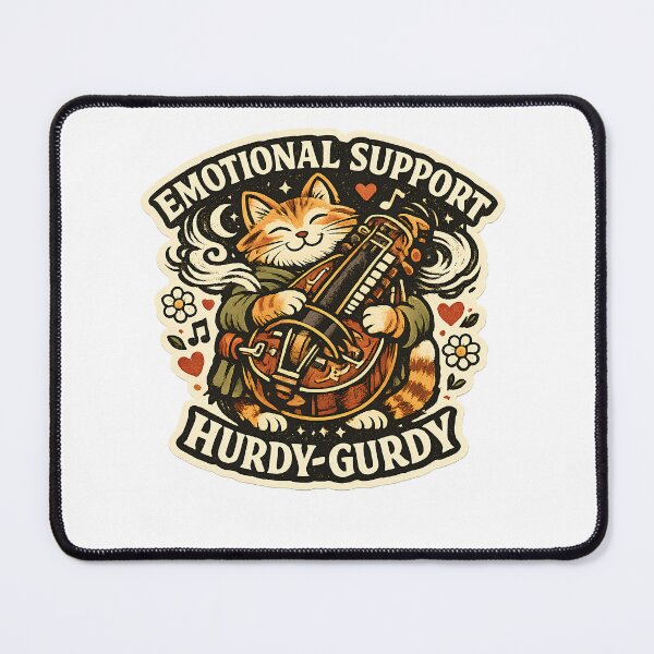 Item preview, Emotional Support Hurdy Gurdy designed and sold by zerastore.