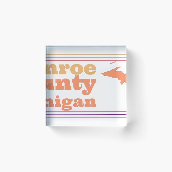 Item preview, Monroe County Michigan Highlighted on State Map designed and sold by TheIconSmith.