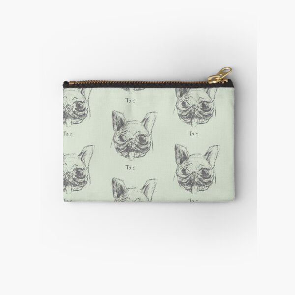 Item preview, Tao French Bulldog Gift Dog Pet Portait Pencil Sketch Sage Green designed and sold by BOKEbyTC.