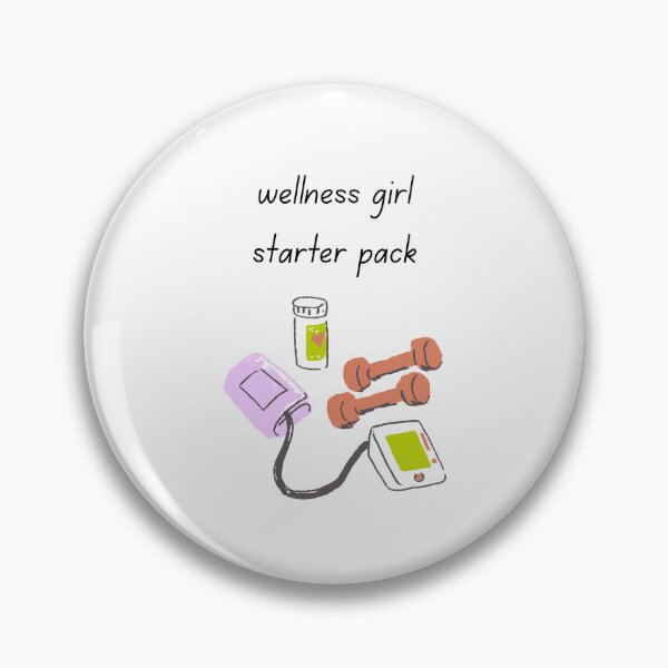 Item preview, Wellness Girl Starter Pack | Cute Gym & Self Care Illustration designed and sold by My Gluten Free Life UK.