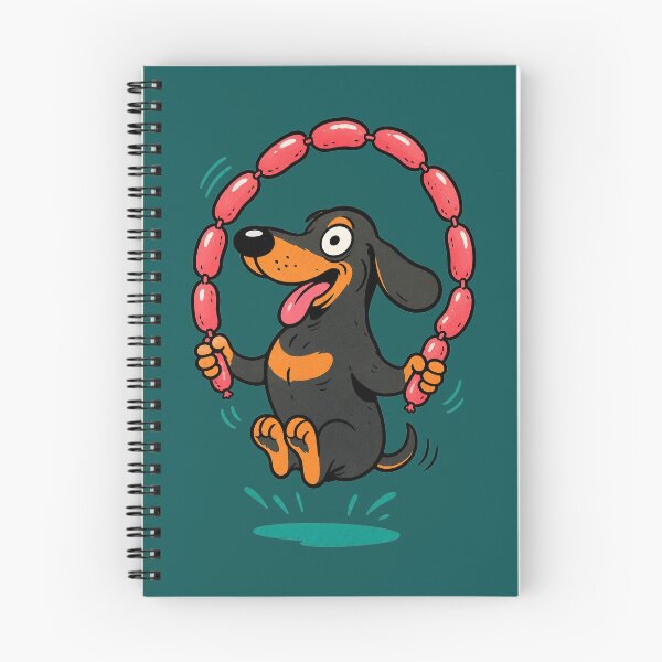 Item preview, Sausage Dog Skipping Sausages designed and sold by BrambleBox.