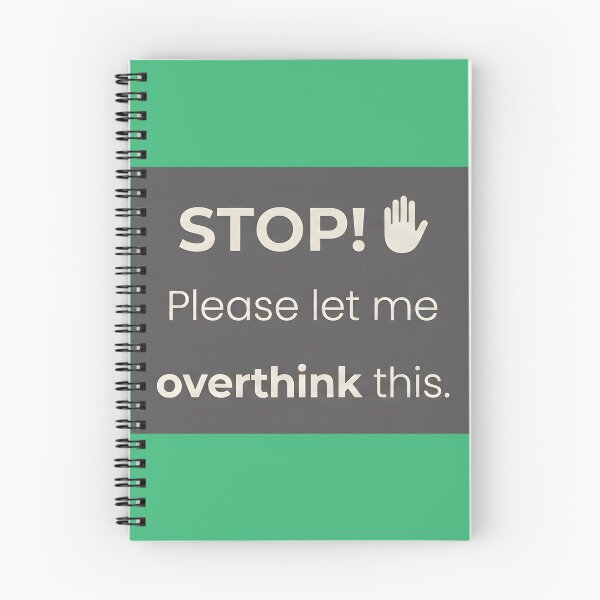 Item preview, Stop Please Let Me Overthink This Shirt Design | Sarcastic Overthinking Typography Design | Introvert Humor Graphic | Minimalist Mental Health Quote designed and sold by SergioMiklos.