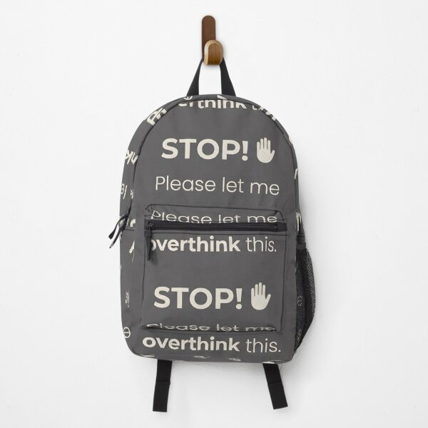 Item preview, Stop Please Let Me Overthink This Shirt Design | Sarcastic Overthinking Typography Design | Introvert Humor Graphic | Minimalist Mental Health Quote designed and sold by SergioMiklos.