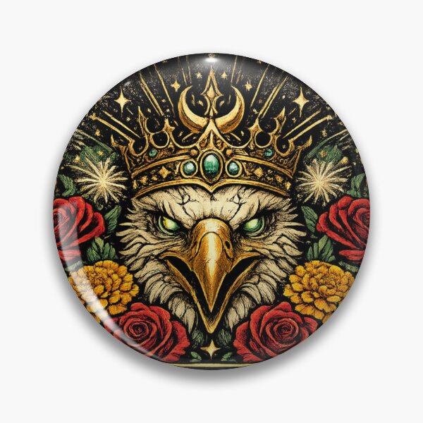 Item preview, Orgullo y Libertad Crown Eagle T-Shirt | Mexican Pride Floral Independence Design designed and sold by irfanshikh.