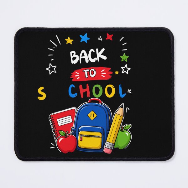 Item preview, Back to School – Colorful Backpack & School Supplies Main Tag designed and sold by Samasem365.