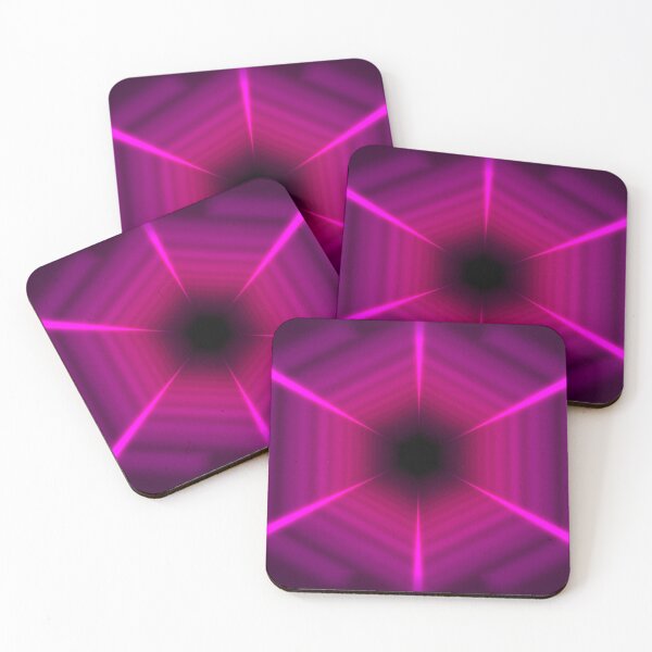 Item preview, Magenta to Red Hexagonal Tunnel  designed and sold by Electric Shock!! Design.