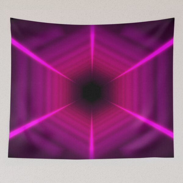 Item preview, Magenta to Red Hexagonal Tunnel  designed and sold by Electric Shock!! Design.