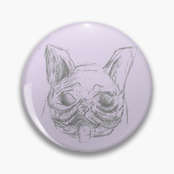 Item preview, Copy of Tao French Bulldog Gift Dog Pet Portait Pencil Sketch Lavender designed and sold by BOKEbyTC.