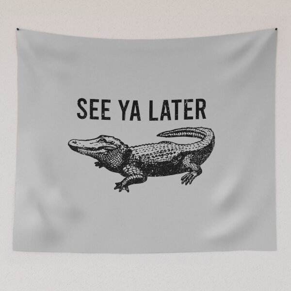 Item preview, See Ya Later - Alligator Funny Animal Pun designed and sold by malicaferrha.