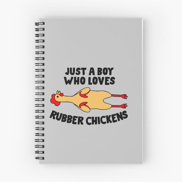Item preview, Just A Boy Who Loves Rubber Chickens - Funny Rubber Chicken designed and sold by malicaferrha.