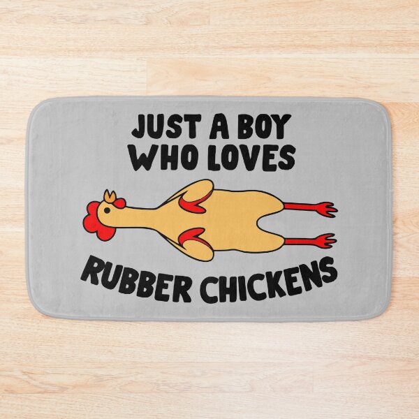 Item preview, Just A Boy Who Loves Rubber Chickens - Funny Rubber Chicken designed and sold by malicaferrha.