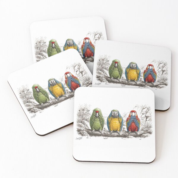 Item preview, Parrots designed and sold by Superpiggo.
