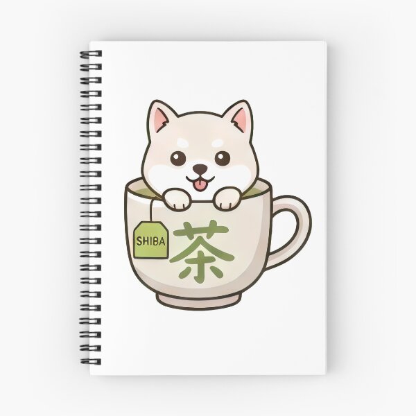 Item preview, White Shibsinu & GreenTea designed and sold by Black Cat Matters.