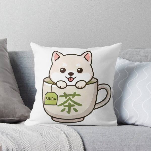 Item preview, White Shibsinu & GreenTea designed and sold by Black Cat Matters.