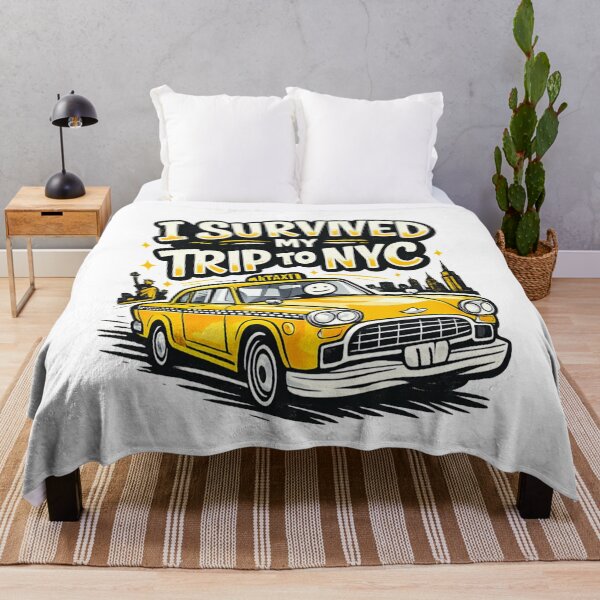 Item preview, I Survived My Trip to NYC - New York City Taxi designed and sold by MaskedTarget.