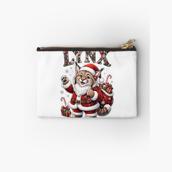 Item preview, Santa Lynx Holiday Sticker designed and sold by Imaginarium of Chaos falcon88 .
