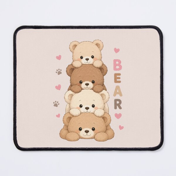 Item preview, Cute Teddy Bear Stack Kawaii Art designed and sold by 0606PM.