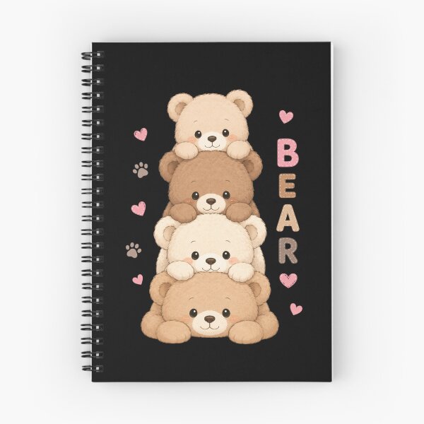 Item preview, Cute Teddy Bear Stack Kawaii Art designed and sold by 0606PM.