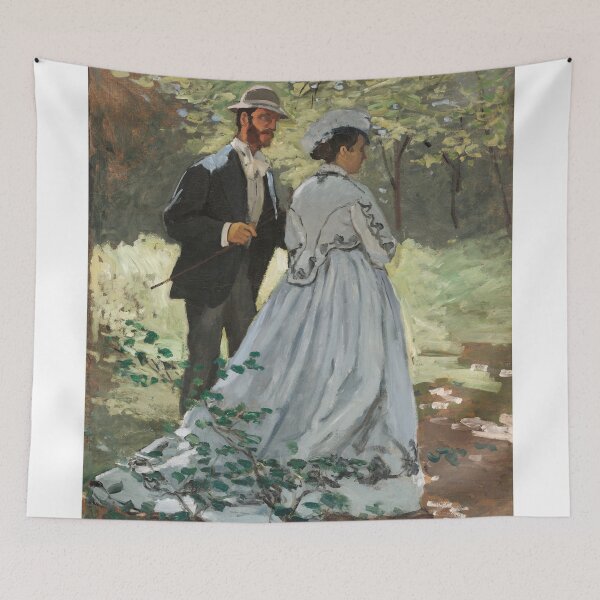 Item preview, Dreamy Monet-Inspired Nature Painting designed and sold by Matari-matari.