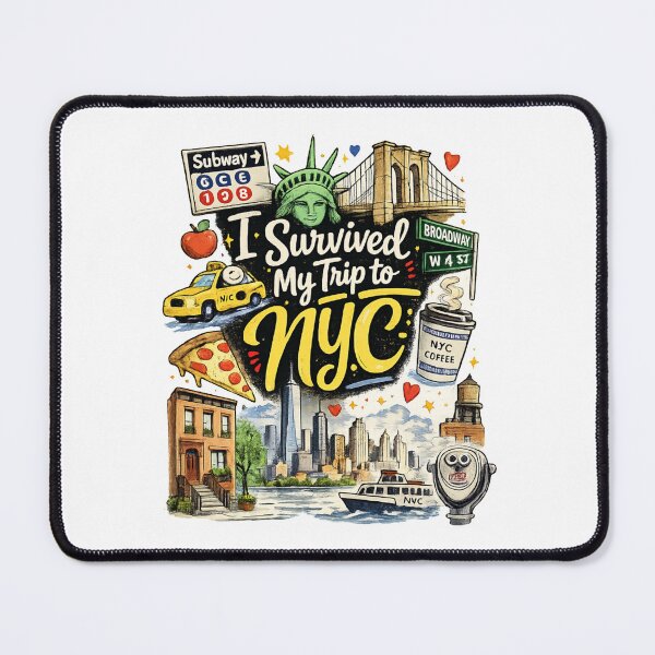 Item preview, I Survived My Trip to NYC designed and sold by MaskedTarget.