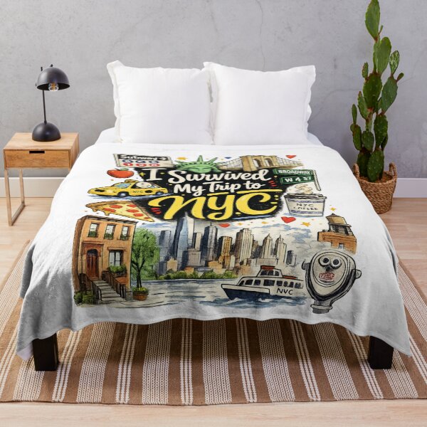 Item preview, I Survived My Trip to NYC designed and sold by MaskedTarget.