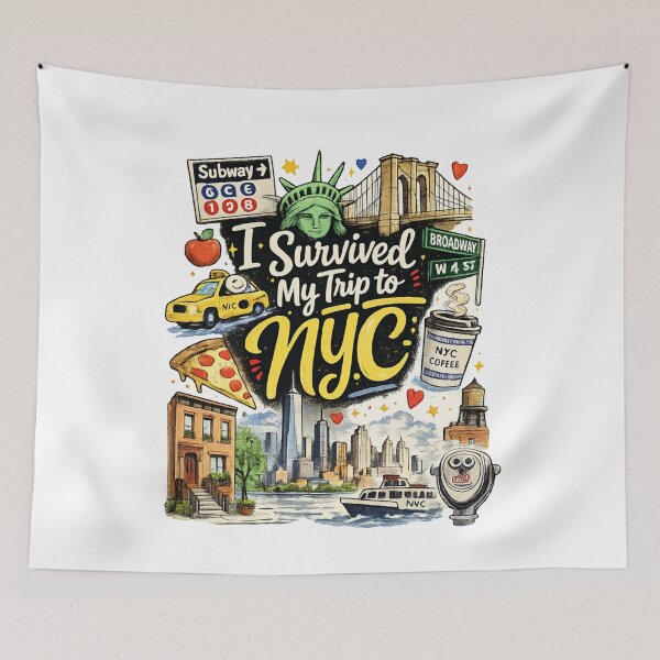 Item preview, I Survived My Trip to NYC  designed and sold by MaskedTarget.