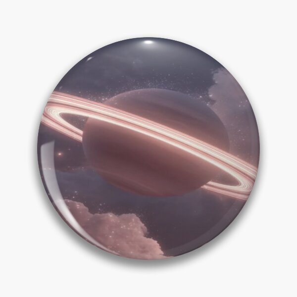 Item preview, Cosmic Pink Planet Space Scene Artwork  designed and sold by NivyasArtistry.