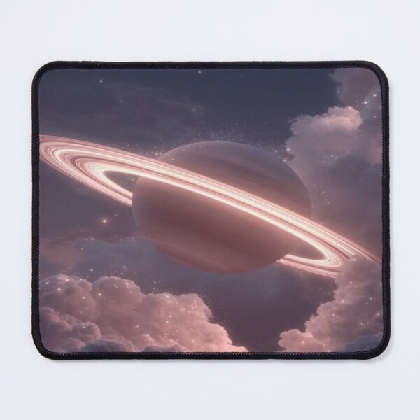 Item preview, Cosmic Pink Planet Space Scene Artwork  designed and sold by NivyasArtistry.