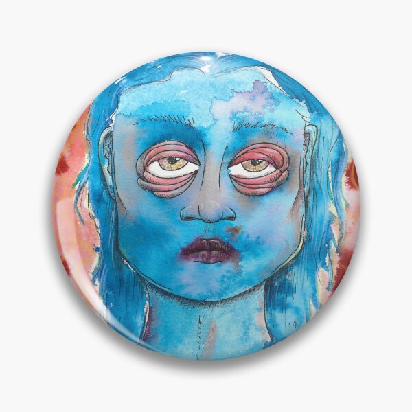 Item preview, At a Party Acting Like it's Fine Burnout Watercolor Painting Messy designed and sold by BOKEbyTC.