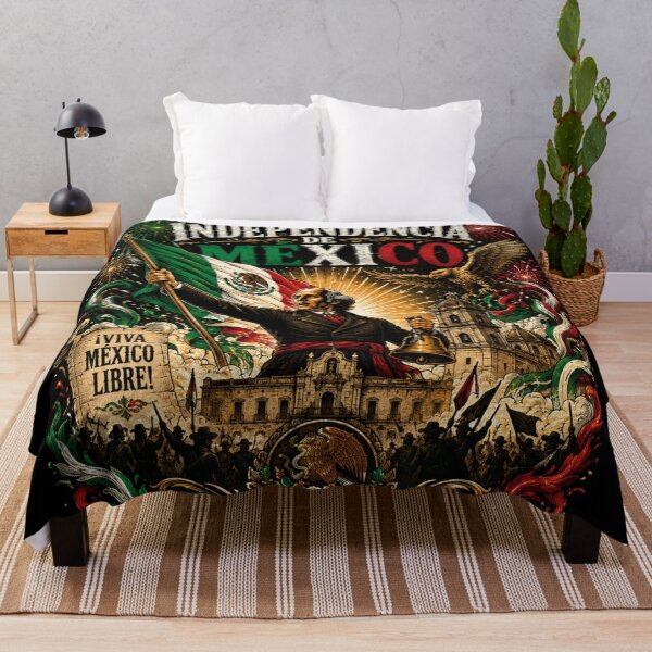 Item preview, Independencia de Mexico Historic Revolution T-Shirt | Viva Mexico Libre Patriotic Graphic designed and sold by irfanshikh.