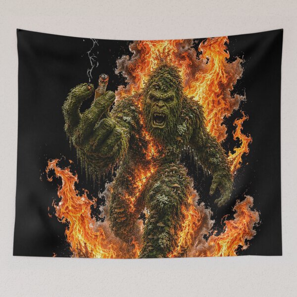 Item preview, CRYPTIDS - Sasquatch - don't litter in the forest designed and sold by MetusArt.