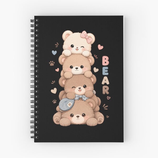 Item preview, Cute Kawaii Stacked Teddy Bears designed and sold by 0606PM.
