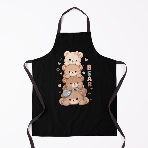 Item preview, Cute Kawaii Stacked Teddy Bears designed and sold by 0606PM.
