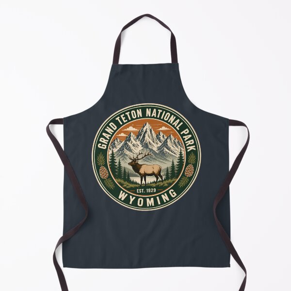 Item preview, Vintage Grand Teton National Park Elk Wyoming designed and sold by Imaginationbeyond.