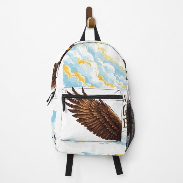 Item preview, Eagle soaring above clouds with Scripture-inspired by Isaiah 40:31 designed and sold by DVerse Studio.