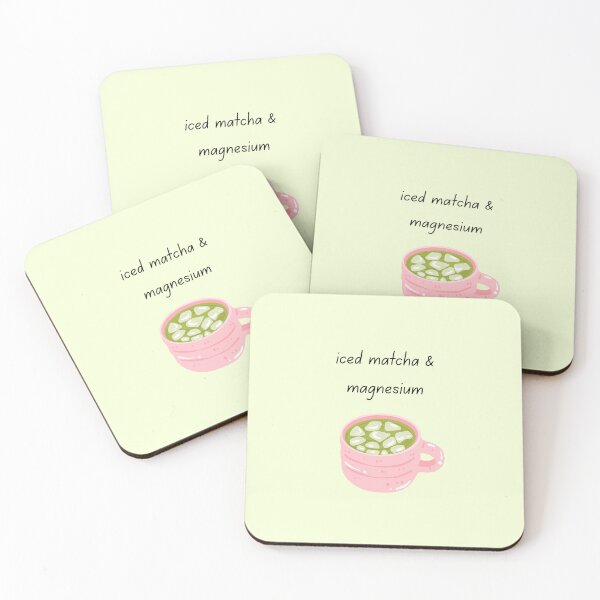 Item preview, Pink Iced Matcha Latte | Cute Matcha Aesthetic Illustration designed and sold by My Gluten Free Life UK.