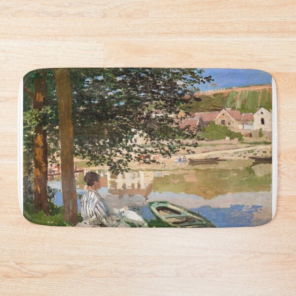 Item preview, River by Claude Monet Inspired Impressionist Landscape designed and sold by Matari-matari.