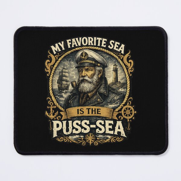 Item preview, My Favorite Sea Is The Puss Sea Inappropriate Dirty designed and sold by MaskedTarget.