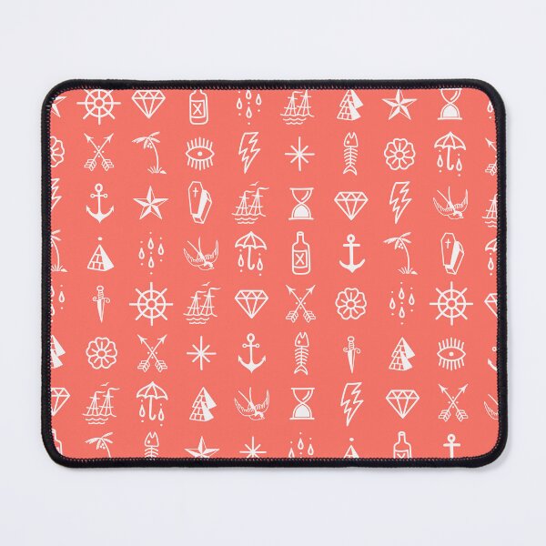 Item preview, Uncle Knuckles – White on Living Coral designed and sold by StudioNakamura.