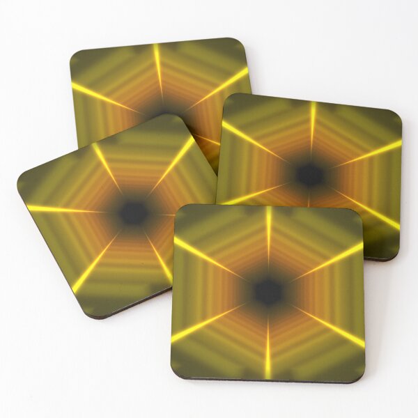 Item preview, Yellow to Orange Hexagonal Tunnel  designed and sold by Electric Shock!! Design.