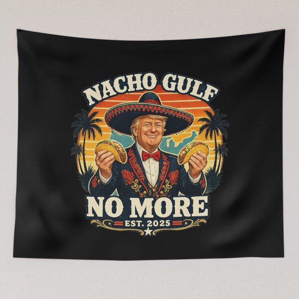 Item preview, Nacho Gulf No More Trump Meme Vintage Est 2025 Humor designed and sold by MaskedTarget.