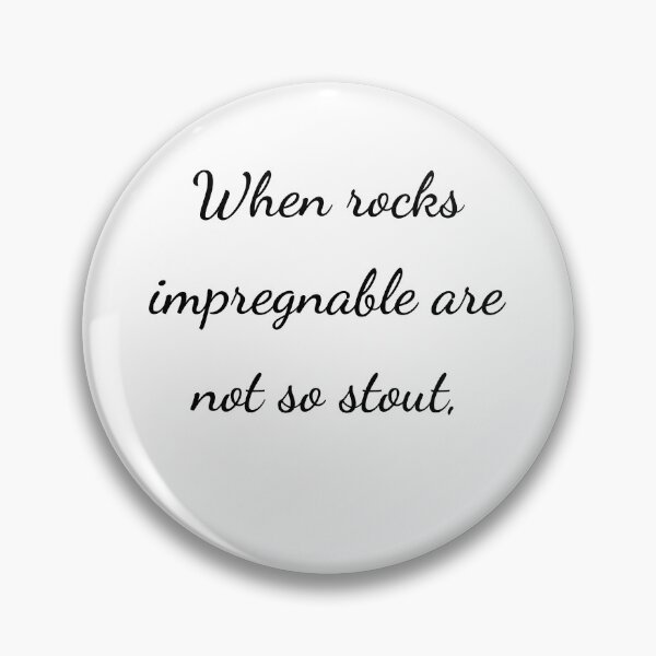 Item preview, “When rocks impregnable are not so stout,” - handwriting black designed and sold by ariksworld.
