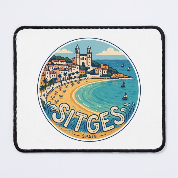 Item preview, Sitges España: Mediterranean Beach designed and sold by CircinusStore.