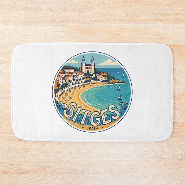 Item preview, Sitges España: Mediterranean Beach designed and sold by CircinusStore.
