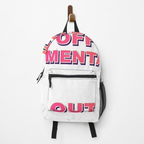 Item preview, Out Of Office Mentally Funny Typography designed and sold by Nanny1134.
