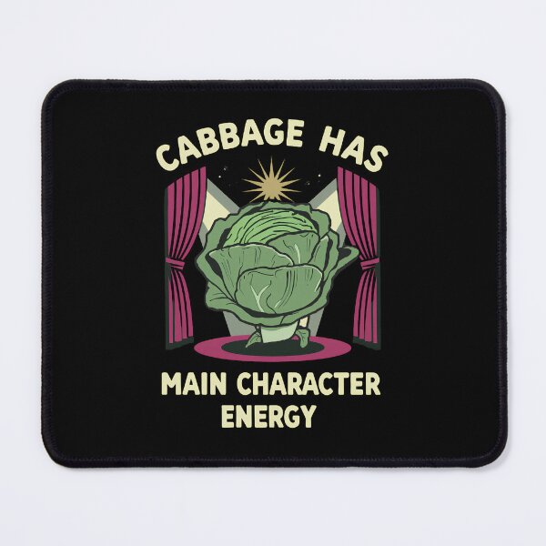 Item preview, Cabbage Has Main Character Energy – Fun Vegetable Design designed and sold by dude-sign.
