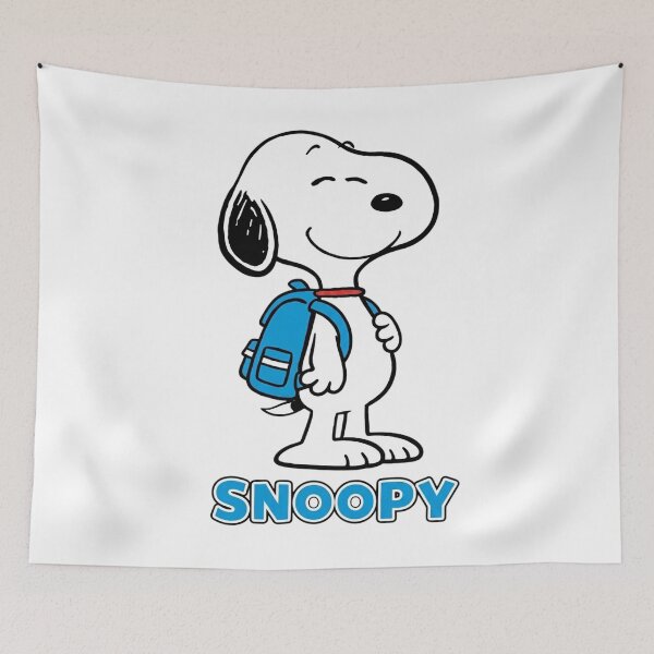 Item preview, Snoopy Back To School Blue Backpack Cute Dog designed and sold by DamianRoy88.